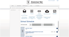 Desktop Screenshot of grammar.net.nz